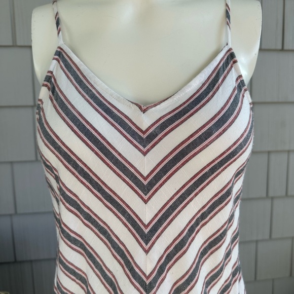 🌴 Volcom Striped Beach Mini Dress, Size M - Picture 2 of 10
